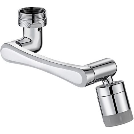 1080° + 360° drehbarer Wasserhahn-Luftsprudler, drehbarer Wassersprudler, Spritzschutz (1/5)