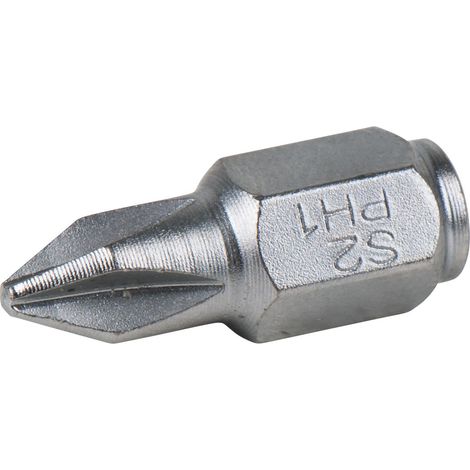 Punta mini de 1/4" para tornillos de estrella PH 2, 18 mm (1/2)