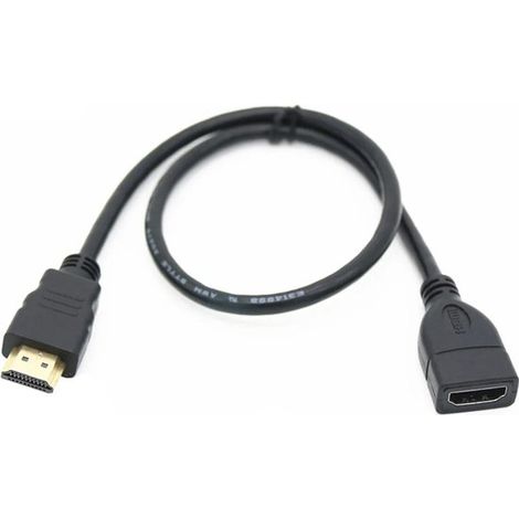 Adattatore per cavo di prolunga HDMI B40 da 30 cm, da HDMI maschio a femmina, Full HD 1080p (1/5)