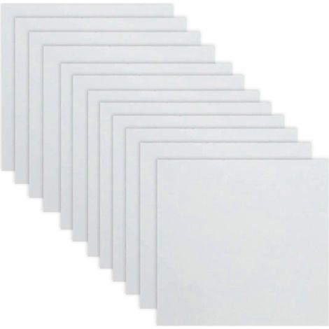 12 feuilles de Mylar 7,5 mil, 12 x 12 pouces, feuille vierge PET pour la fabrication de pochoirs -- (1/5)