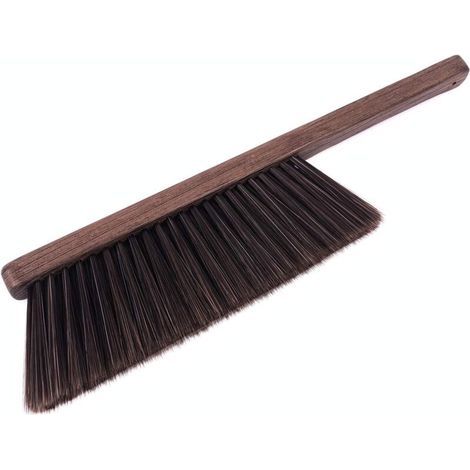 Handbesen, weiche Reinigungsbürste mit Holzgriff für Auto, Bett, Sofa, Zugluft, Garten, Möbel, Kleidung (1/4)
