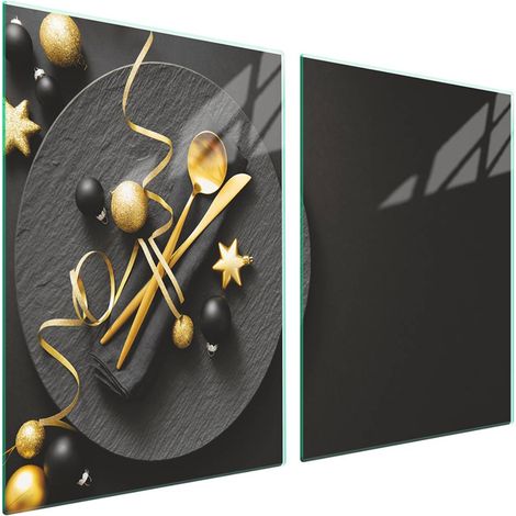 Glasschutzplatte für den Herd 2x45x52 Weihnachten (1/5)