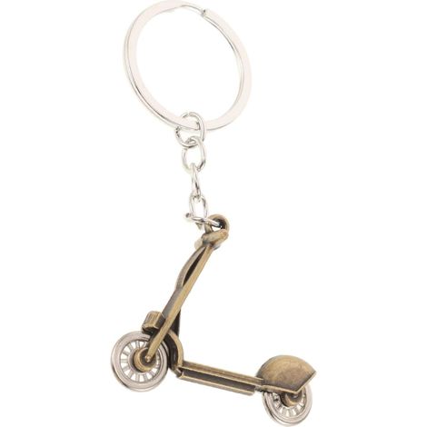 Porte Clé Trottinette MéTal Durable Ornement Suspendu Pour À Dos Et CléS Design CréAtif Et DéTails Fins Accessoire Sportif Polyvalent (1/5)