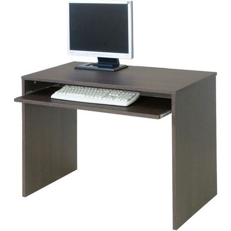 TOPKIT |Table de bureau Madrid 900 |Petite table d'ordinateur|Table pour petits espaces | wengé (1/5)