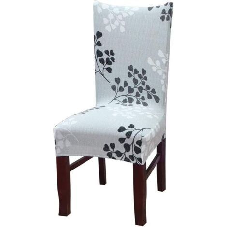 Housse de chaise extensible amovible et lavable, housse de chaise moderne pour salle à manger, décoration de bouquet de mariage, (1/4)