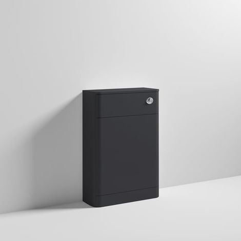 Nuie Parade Back to Wall WC Toilet Unit 550mm Wide - Satin Anthracite