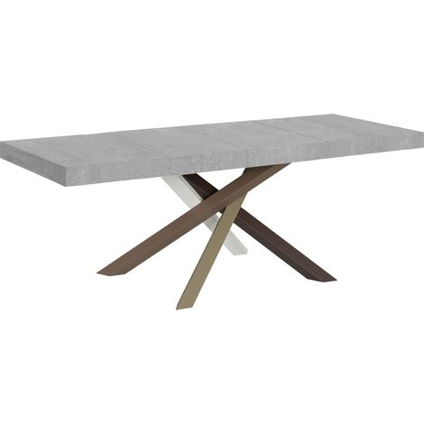 Table extensible 90x180/284 cm Volantis Premium Cemento structure 4/C