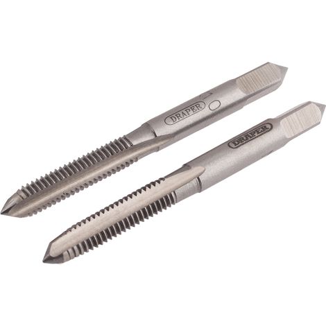 Draper 83799 Heavy-Duty 6mm Hand Tap Set with Conical and Spined Design, Blue (1/5)