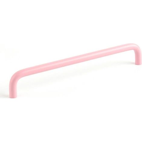 Poignées de porte en alliage d'aluminium avec vis de 22 mm, quincaillerie pour tiroirs de placard, poignées métalliques. Taille : rose, entraxe de 192 mm. (1/4)