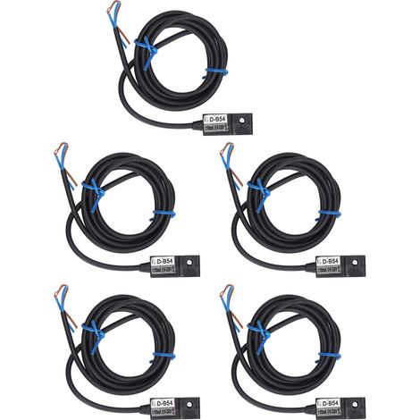 Lot de 5 capteurs magnétiques de proximité sensibles à 100 mA, fonctionnant en courant alternatif ou continu de 0 à 250 V. (1/5)