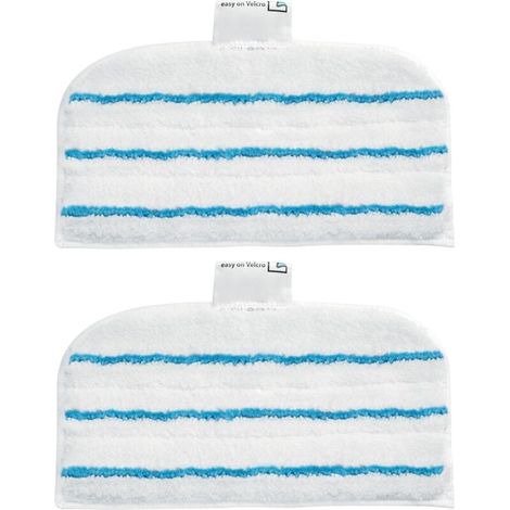 2Pcs Lingettes pour Black et Decker Balais Vapeur,Lingettes Microfibre pour Black et Decker Steam Mop FSM1630, FSM1616, FSMH13E5, FSM1321, FSM1605, FSMP20, FSM1620, FSM1621, FSM1630