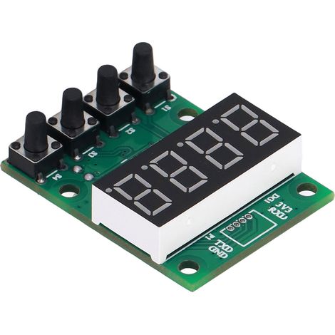 Module de contrôle PLC avec affichage des paramètres, tube numérique, commande industrielle WSLED4, 3,5-5 V CC (1/5)