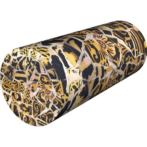 Cuscino riabilitativo Galicja roller Ø15x40 cm - velluto, memory foam, per supporto collo e schiena, Bertoni (1/5)