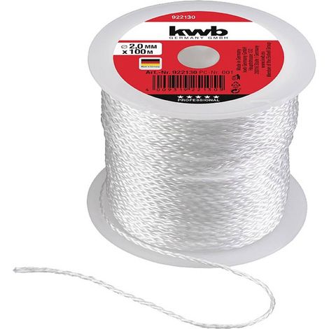 cordel marcador kwb 922130 nylon 2 mm 100 m