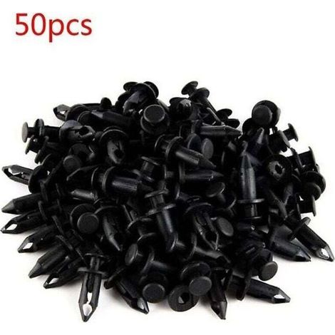 50pcs 8mm Abs plastique garde-boue Clip corps Rivet trou Clips boulons pour Polaris Sportsman Rangers Rzr 550 850 Xp 7661855 Atv P (1/4)