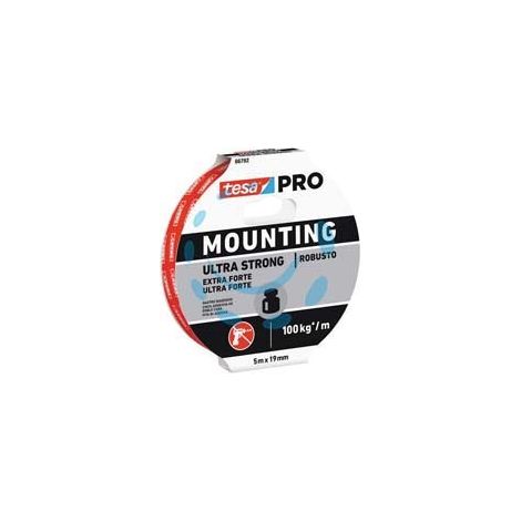 NASTRO BIADESIVO MOUNTING PRO ULTRA FORTE 66792 - mm.19h. in rotoli da mt.1,5