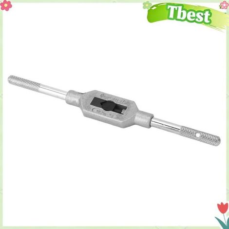 Tbest clé à taraud réglable Clé à Tarauder à Filetage en Acier allié avec Conception Moletée pour M1-12 1/16-1/2 bricolage masse (1/5)