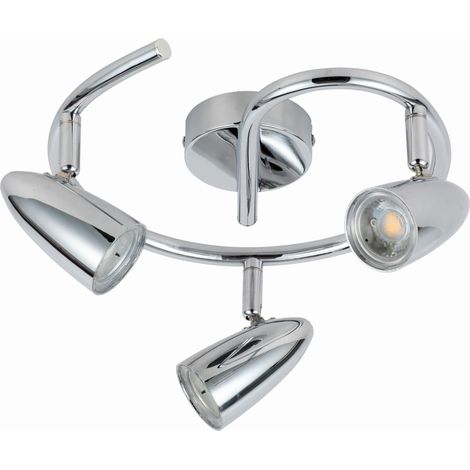 Plafoniera LED Candellux Liberty 3 luci cromo 27cm