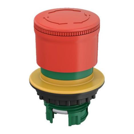 Bouton d'arrêt rouge 30 mm déverrouillage par rotation non lumineux 30,5 mm 000197544 EATON M30-PVT30 (1/2)