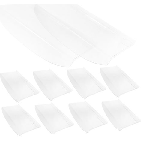 10 Pièces Étagère à chaussures transparente étagère à chaussures suspendue mur de chambre à coucher porte-pantoufles mural Plastique (1/5)