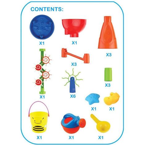 Table de Jeux Sable et Eau pour Enfants - Bac à Sable avec Accessoires de Plage - Jouet Intérieur et Extérieur (1/5)