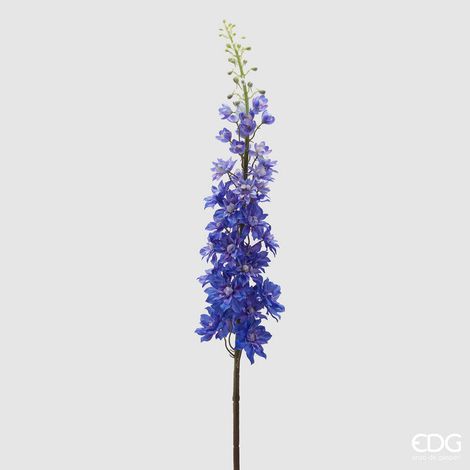 EDG Enzo De Gasperi Ramo Delphinium Artificiale H 135 Cm Indigo