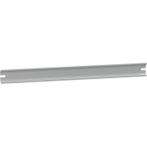 Carril DIN 35x7.5 SCHNEIDER 400 mm de longitud, ideal para montaje en caja eléctrica.