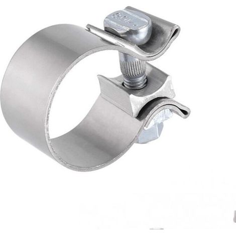 60 mm Durchmesser, verzinkte Metallklemme, Zubehör für Zäune und Pfosten, zur Befestigung von Abstandshaltern an Zaunpfosten (1/5)