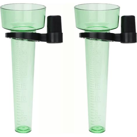 Pluviomètre de jardin, pluviomètre analogique, pluviomètre d'extérieur, pluviomètre en plastique, pour le jardin, la pelouse et la terrasse. (1/5)