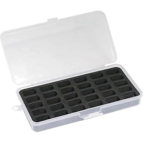 Boîte de rangement pour bobines/organisateur de fils à coudre pouvant contenir 30 bobines vides. Boîte de rangement pour bobines (boîte uniquement). (1/5)
