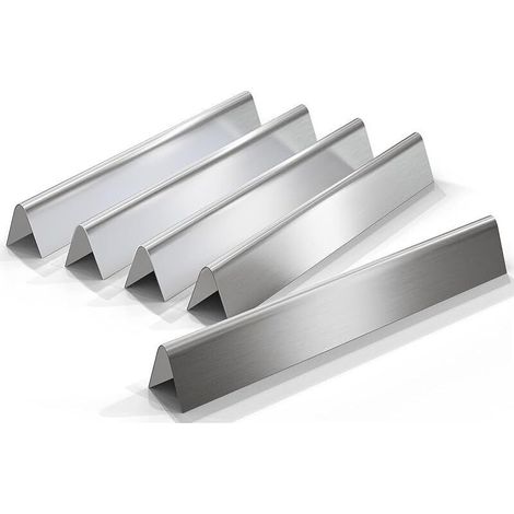 Barres Flavorizer 7620 de 44,5 cm pour Weber Genesis E310/320/330 et S310/320/330 (avec boutons de brûleur avant). Pièce de rechange 7621. Non compatible avec les modèles Genesis II/LX 310/340.