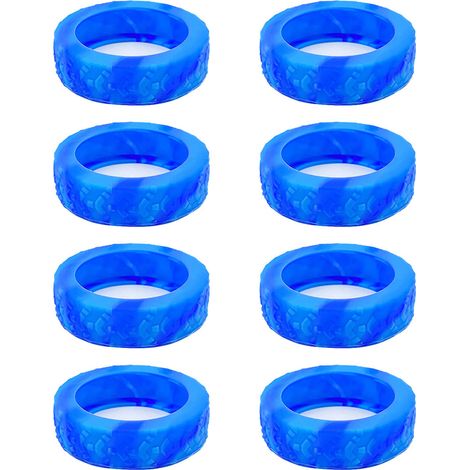 Protecteur De Roues De Valise - En Silicone - Pour Roues De 5 À 6,5 Cm - Protection Contre L'Usure Et La Saleté - 8 Pièces (1/5)