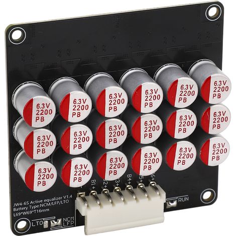 Aktiver Batterieausgleich 6S 1,8 V–4,5 V Kondensator-Balancer-Platine Energieübertragungs-Balancer-Modul (1/5)
