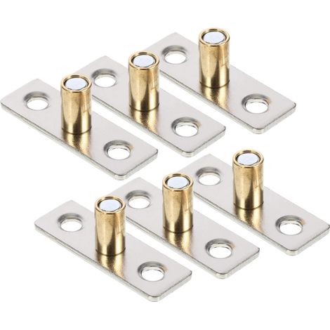 6 pcs guide de sol pour porte coulissante, fer (1/5)