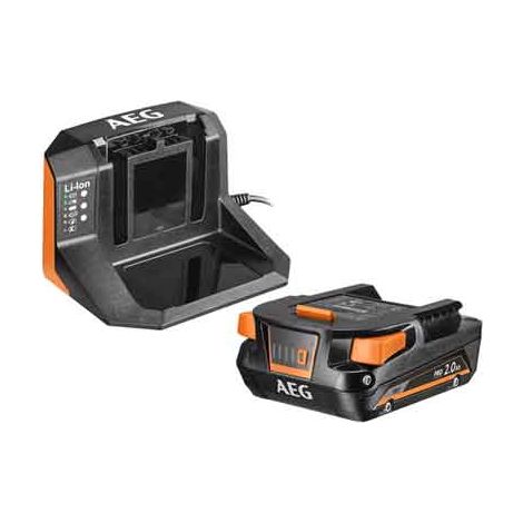 KIT ENERGY BATTERIA E CARICABATTERIA 'SET L1820S' AEG 18V 2,0Ah - AEG POWERTOOLS