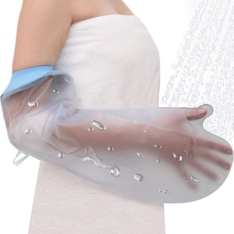 Protection de douche pour le bras, protection en plâtre étanche pour le bras, couverture de protection de bras en plâtre réutilisable pour la douche, protection étanche pour le bras en plâtre (1/5)