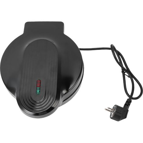 Plaque chauffante électrique ronde de 6,89 pouces de diamètre de chauffage, antiadhésive, 1000W, machine à pizza double face pour crêpes, œufs, steak, prise ue 220V (1/5)