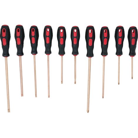 KS Tools - Jeu de tournevis BERYLLIUMplus, 10 pièces - 962.0807