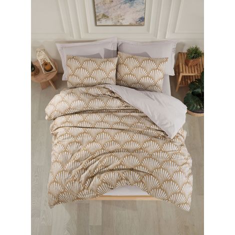 Copripiumino, copripiumino, biancheria da letto Set Marrone