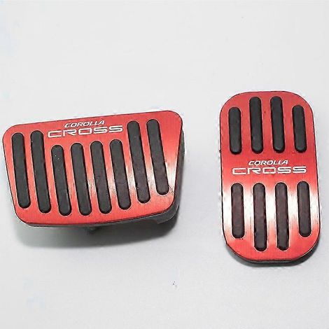 Pédales de voiture en acier inoxydable de qualité supérieure pour Toyota Corolla Cross XG10 2020-2022 : accessoires, revêtement antidérapant et protection de pédale de frein (1/5)
