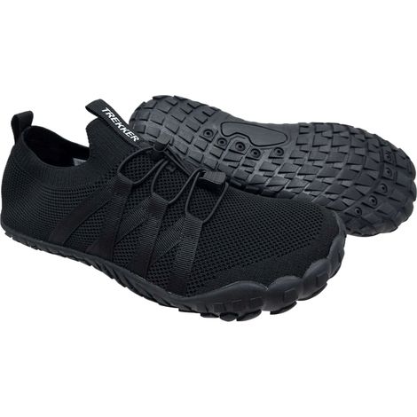 Trekker Barfußschuhe Komfort, schwarz - EU43