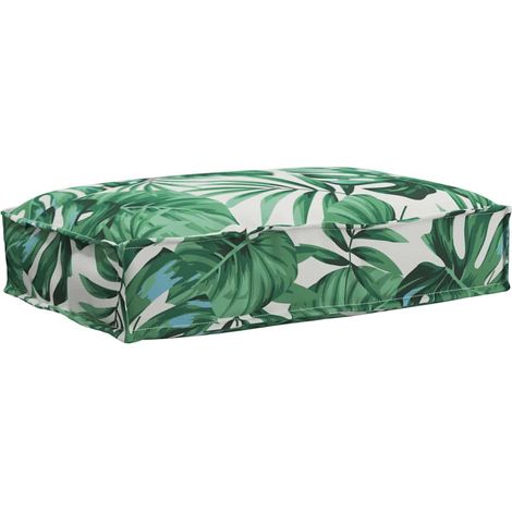 Kissen Blatt Blattmuster 60 x 40 x 8 cm Oxford-Stoff