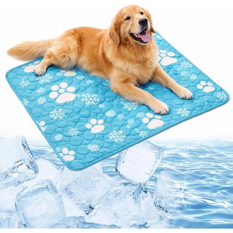 Alfombrilla refrescante premium 150x100 cm, Manta refrescante lavable, Alfombrilla refrescante verano antideslizante resistente arañazos, Azul (1/5)