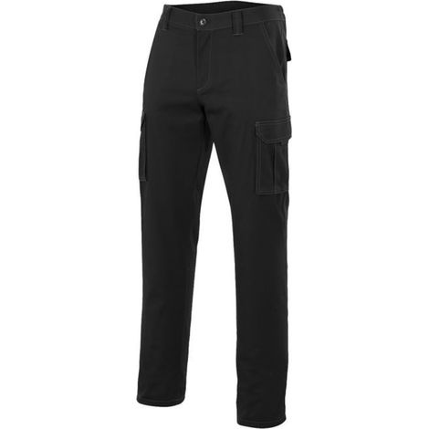 Pantalón multibolsillos de corte Slim Fit con goma elástica VELILLA Serie 103001 (1/5)