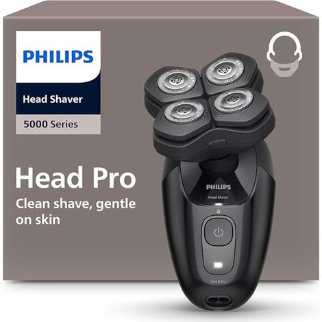 PHILIPS RASOIO TESTA BATTERIA 60MI HS5980/15 4 TESTE