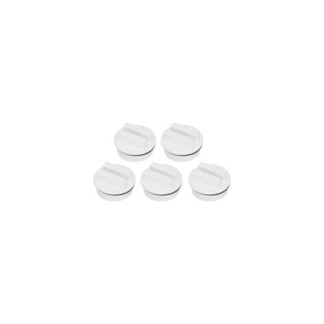 Tapones de invierno ZVD, 5 piezas, rosca de 1.5 pulgadas, para línea de retorno de piscina/spa, tapón de drenaje de filtro con junta tórica para bañera de hidromasaje - Crezuo (1/4)