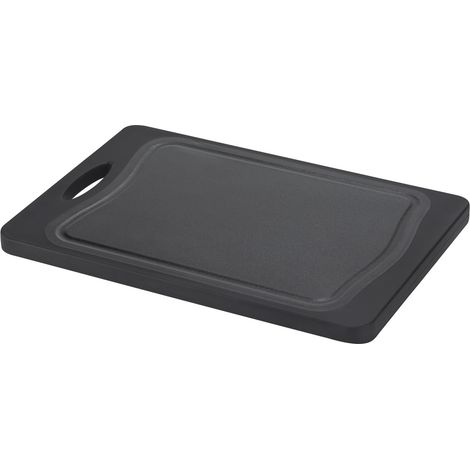 Schneidebrett Kombi 33x23cm schwarz (1/5)