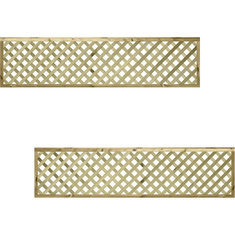 Premier 6ft x 1.5ft URBAN Capped Diamond Trellis Panel (1/5)