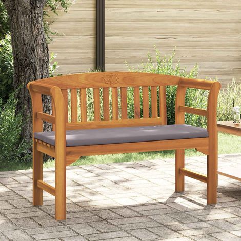 vidaXL Panchina Rosa Naturale 114 x 46 x 82,5 cm