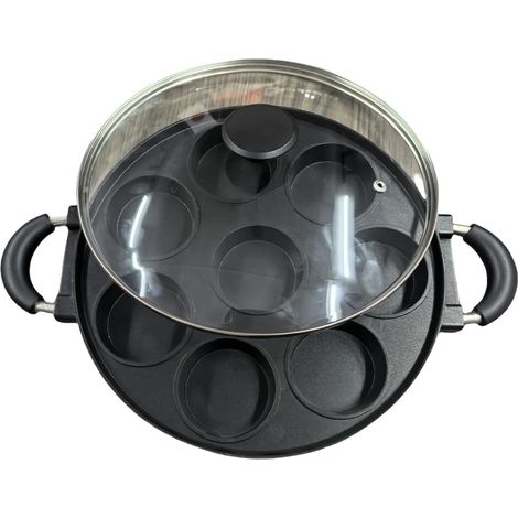 1 Poêle à gaz, 7 trous, alliage d'aluminium, cuisson uniforme, takoyaki, cuisine maison (1/4)